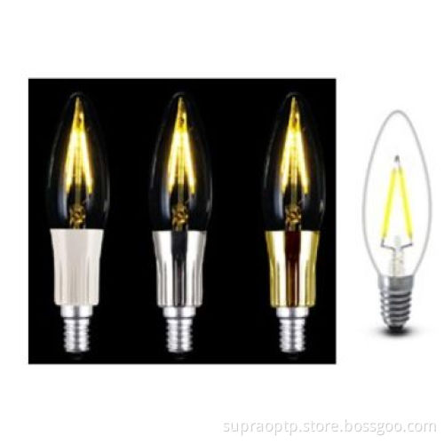 LED Filament Light, 1.8W, CRI 80Ra for Home Use c37